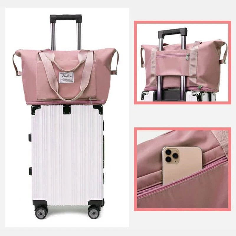 Bolso Grande Plegable Expandible Viajero