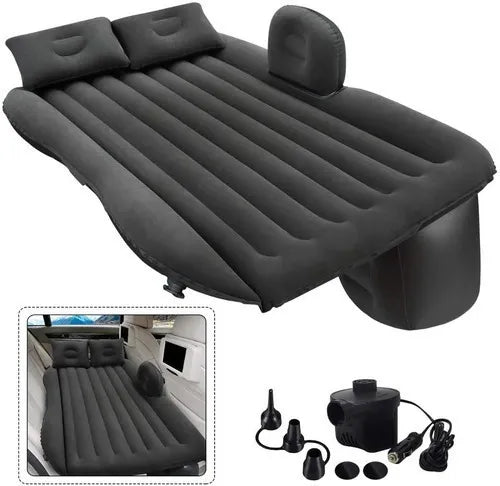 Colchón Inflable para Auto con 2 Almohadas + Bomba Eléctrica